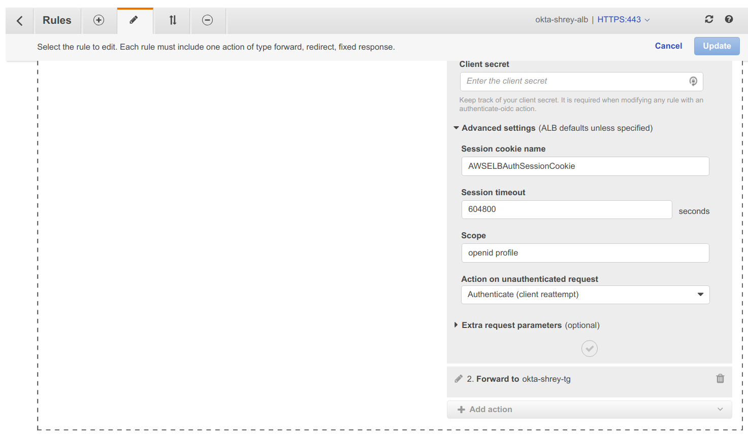 AWS ELB Authentication with OKTA