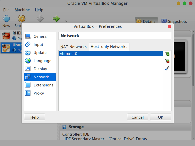 Create Host only network adapter 3